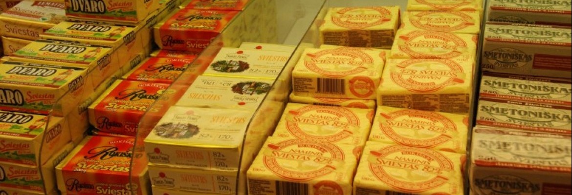 Sviestas Europoje brangsta, bet lietuviai moka mažiau
